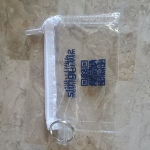 Clear Bag Keychain nwot
